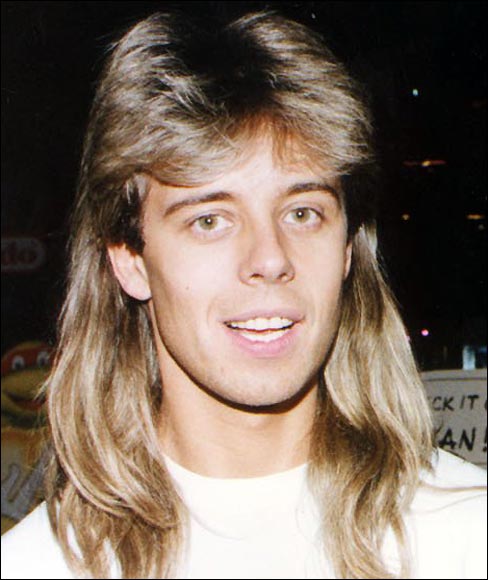 Pat Sharp&#39;s mullet left to present its own programme after just one series of Fun House. - pat-sharp